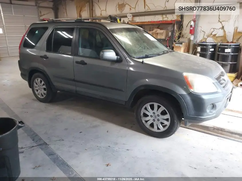 SHSRD77836U409760 2006 Honda Cr-V Ex