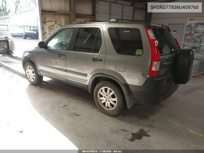 SHSRD77836U409760 2006 Honda Cr-V Ex