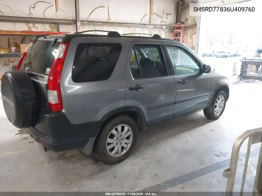 SHSRD77836U409760 2006 Honda Cr-V Ex