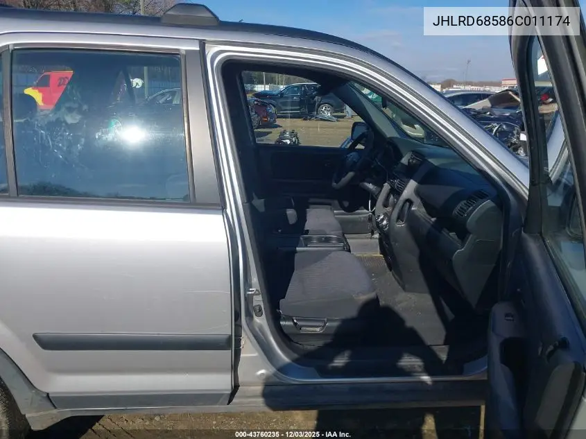 JHLRD68586C011174 2006 Honda Cr-V Lx