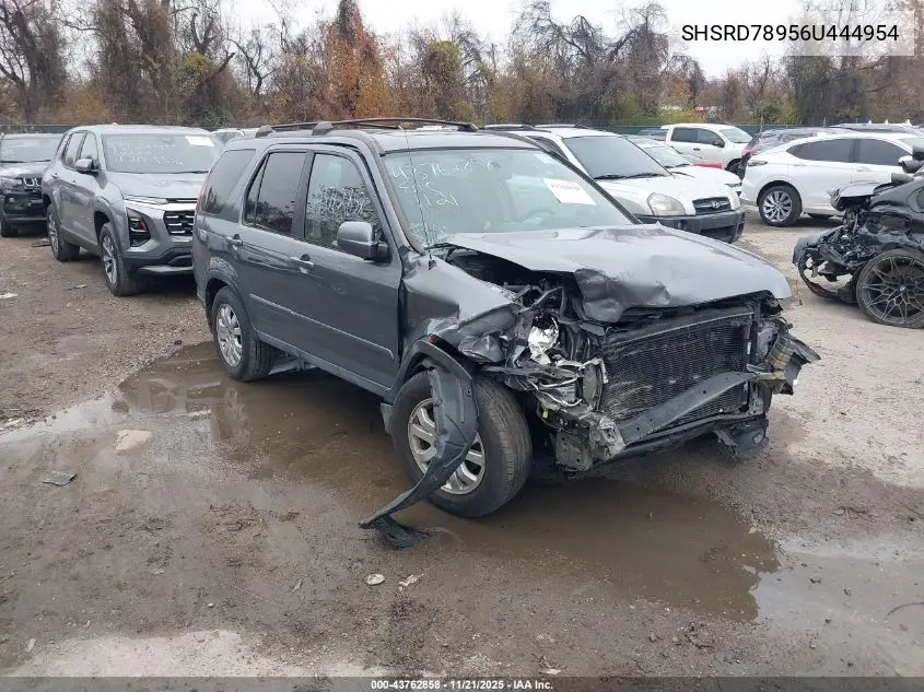 SHSRD78956U444954 2006 Honda Cr-V Se