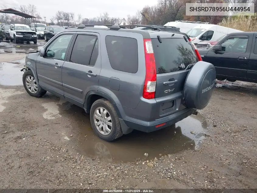 SHSRD78956U444954 2006 Honda Cr-V Se