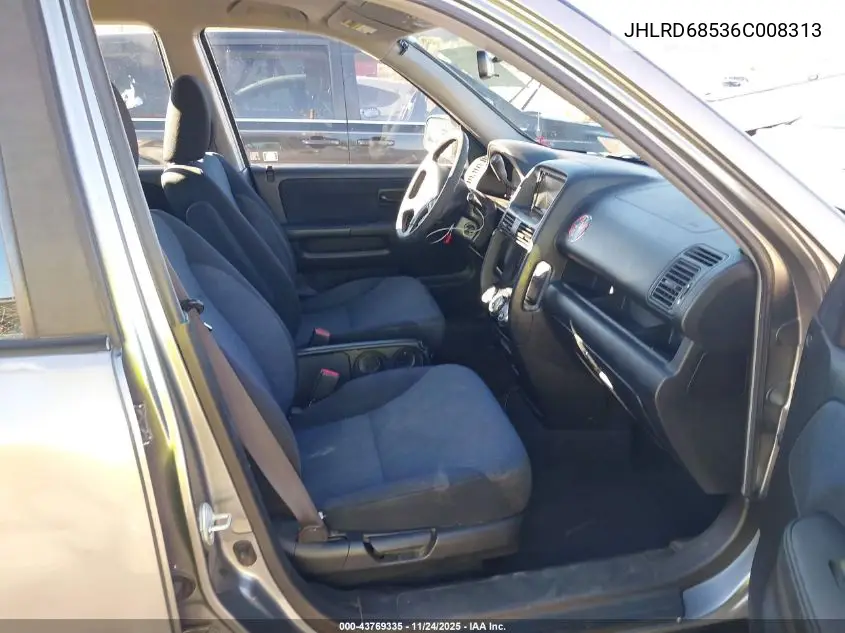 JHLRD68536C008313 2006 Honda Cr-V Lx