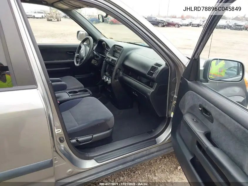 JHLRD78896C045849 2006 Honda Cr-V Ex