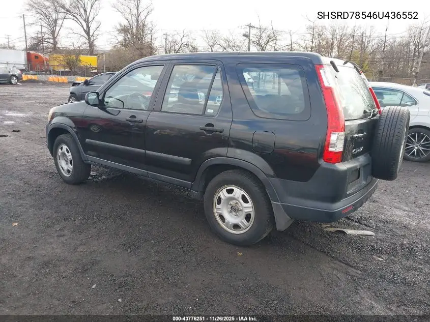 SHSRD78546U436552 2006 Honda Cr-V Lx