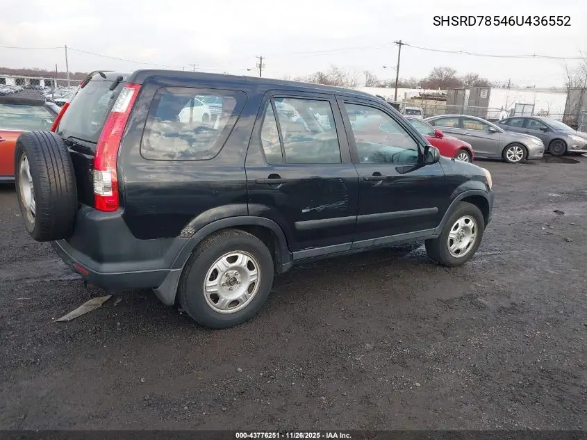 SHSRD78546U436552 2006 Honda Cr-V Lx
