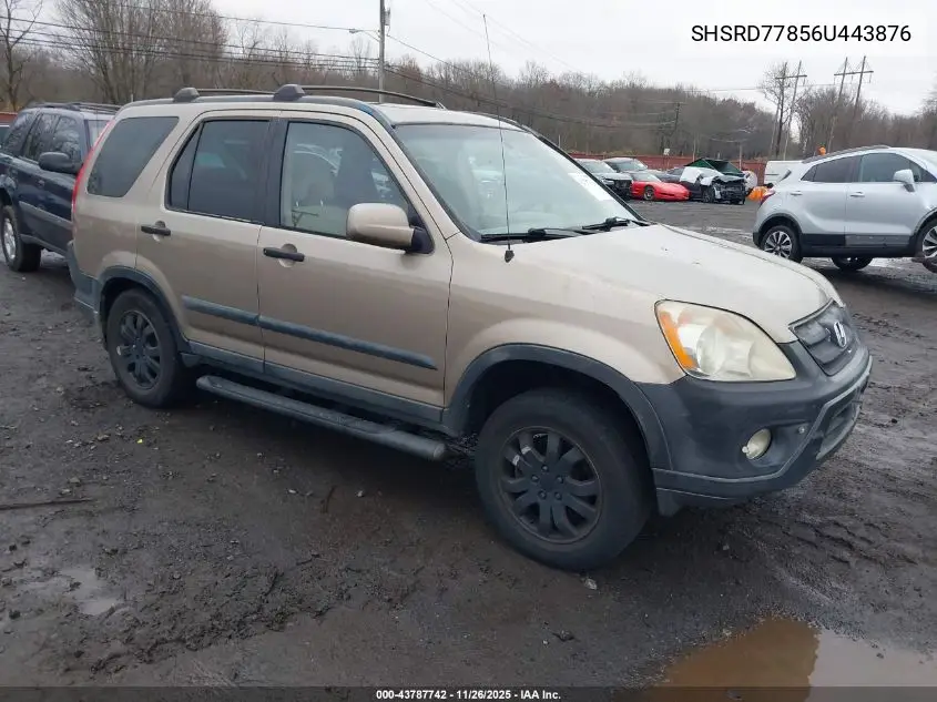 SHSRD77856U443876 2006 Honda Cr-V Ex