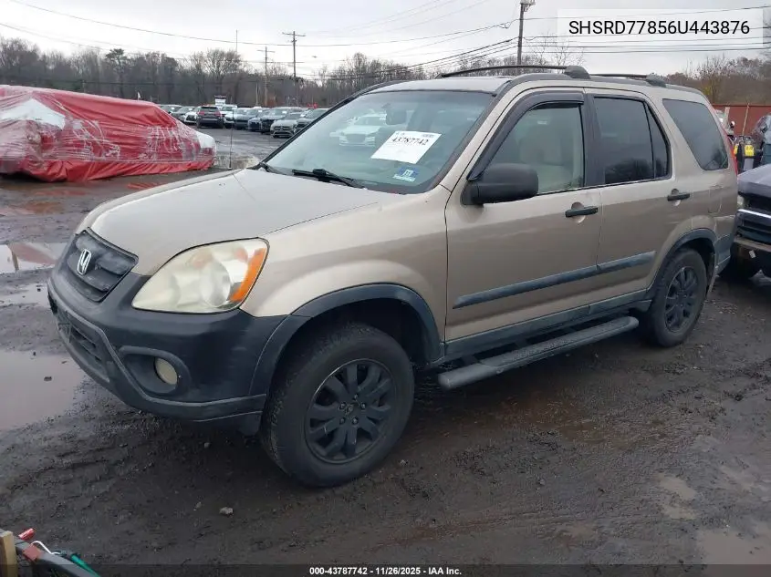 SHSRD77856U443876 2006 Honda Cr-V Ex