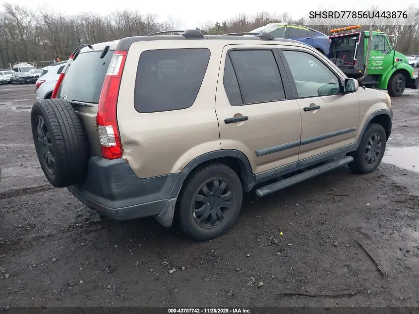 SHSRD77856U443876 2006 Honda Cr-V Ex