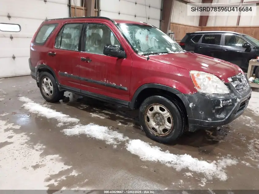 SHSRD78596U416684 2006 Honda Cr-V Lx