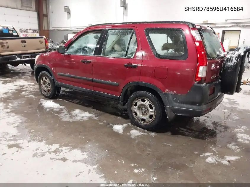 SHSRD78596U416684 2006 Honda Cr-V Lx
