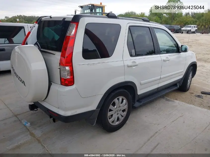SHSRD78936U425044 2006 Honda Cr-V Se