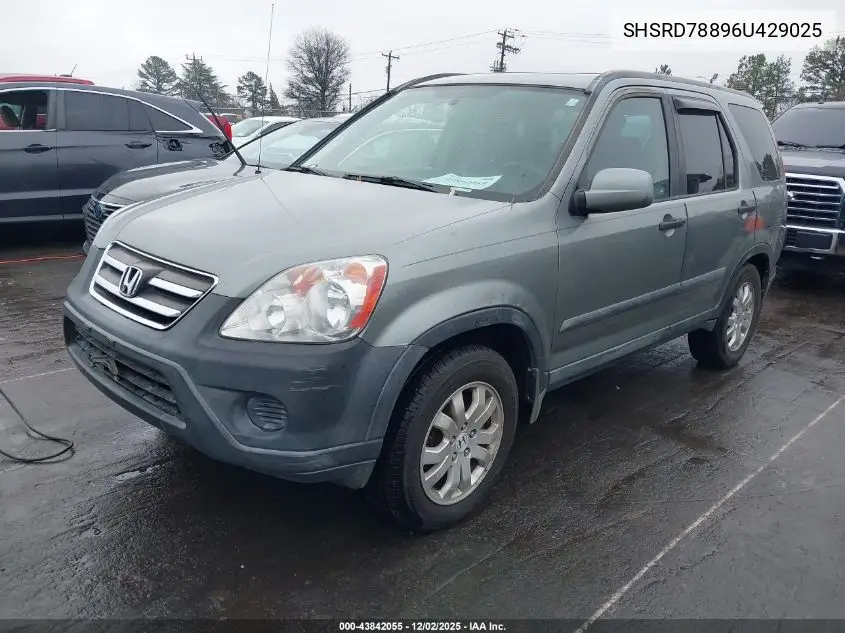 SHSRD78896U429025 2006 Honda Cr-V Ex