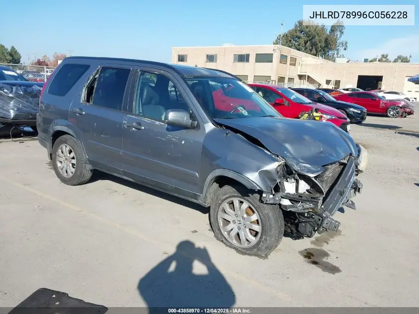 JHLRD78996C056228 2006 Honda Cr-V Se