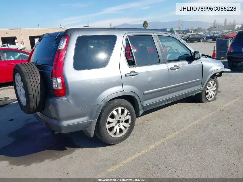 JHLRD78996C056228 2006 Honda Cr-V Se
