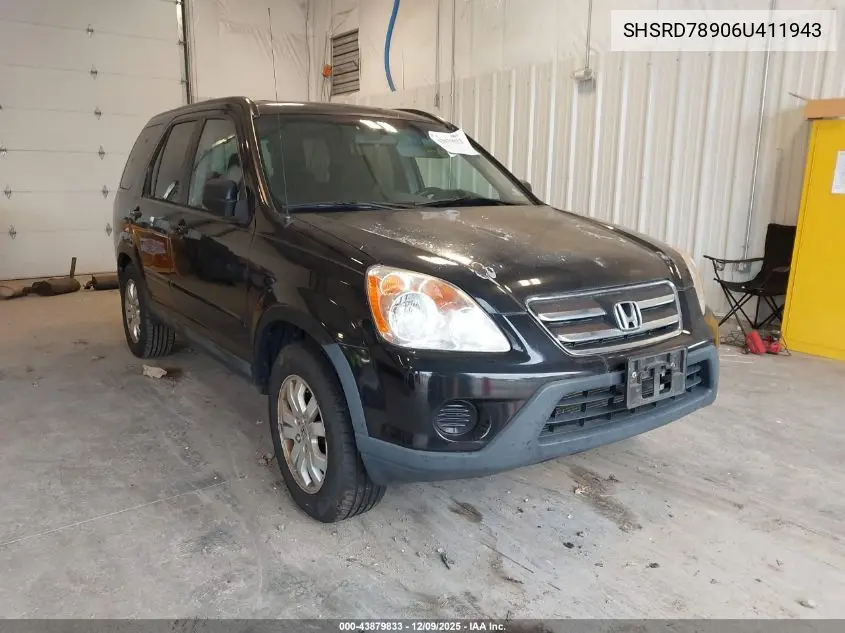SHSRD78906U411943 2006 Honda Cr-V Se