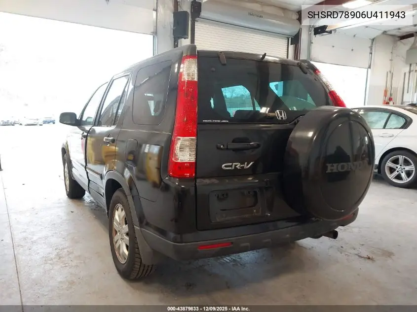 SHSRD78906U411943 2006 Honda Cr-V Se