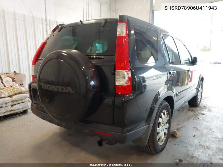SHSRD78906U411943 2006 Honda Cr-V Se