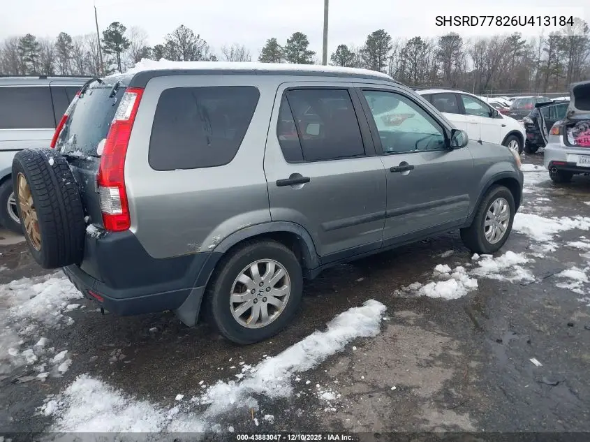 SHSRD77826U413184 2006 Honda Cr-V Ex