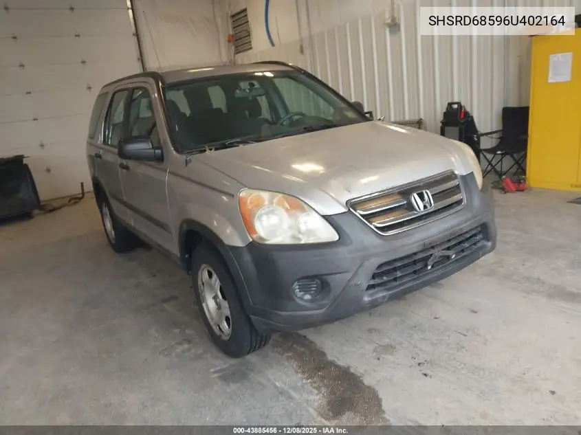 SHSRD68596U402164 2006 Honda Cr-V Lx