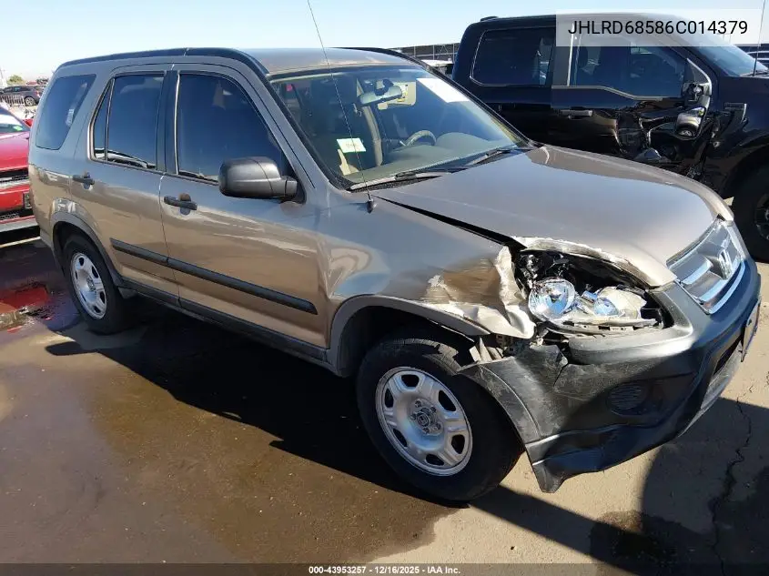 JHLRD68586C014379 2006 Honda Cr-V Lx