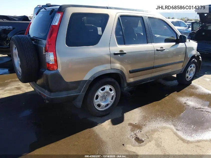 JHLRD68586C014379 2006 Honda Cr-V Lx