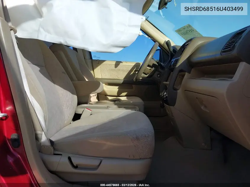SHSRD68516U403499 2006 Honda Cr-V Lx