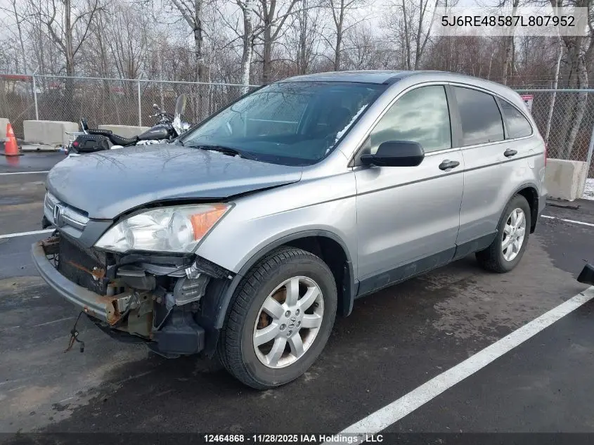 5J6RE48587L807952 2007 Honda Cr-V Ex