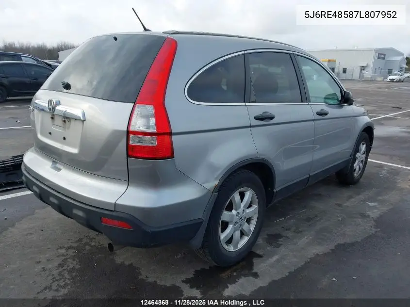5J6RE48587L807952 2007 Honda Cr-V Ex