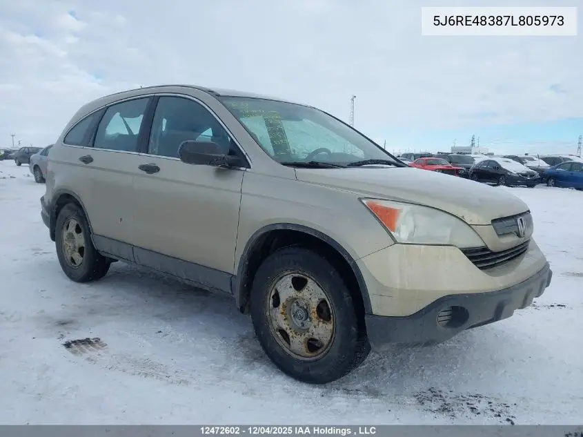 5J6RE48387L805973 2007 Honda Cr-V Lx