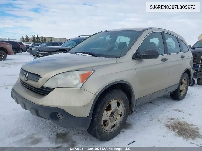 5J6RE48387L805973 2007 Honda Cr-V Lx