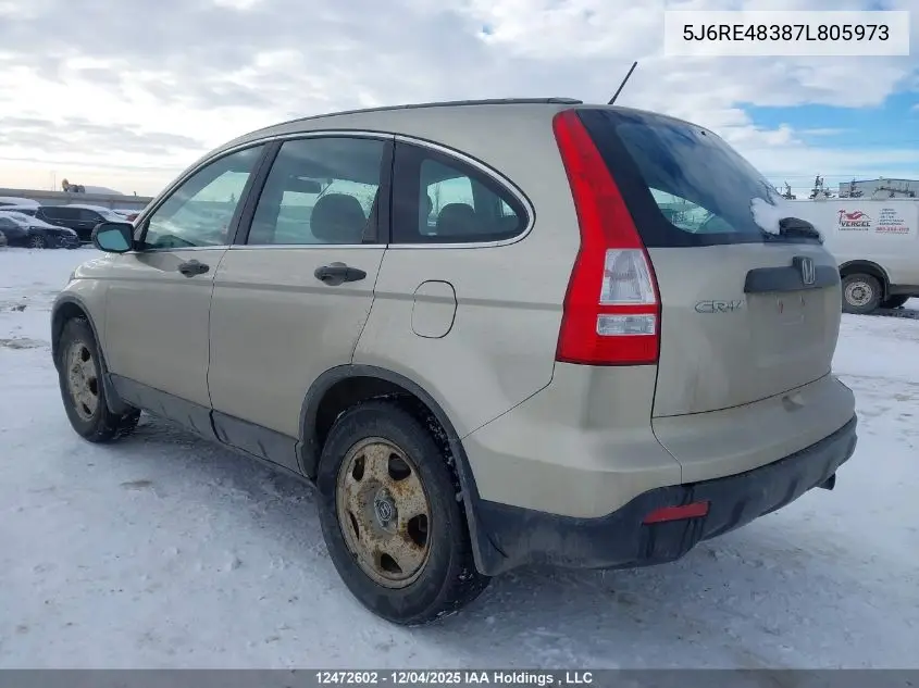 5J6RE48387L805973 2007 Honda Cr-V Lx
