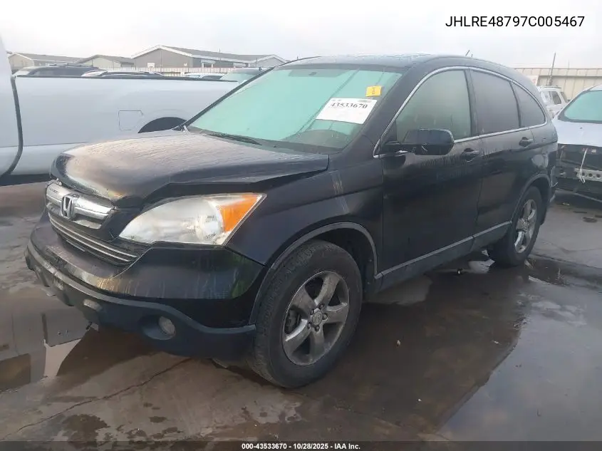 JHLRE48797C005467 2007 Honda Cr-V Ex-L