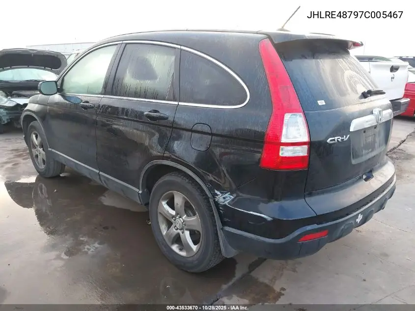 JHLRE48797C005467 2007 Honda Cr-V Ex-L