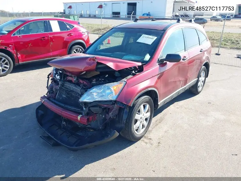 JHLRE48527C117753 2007 Honda Cr-V Ex