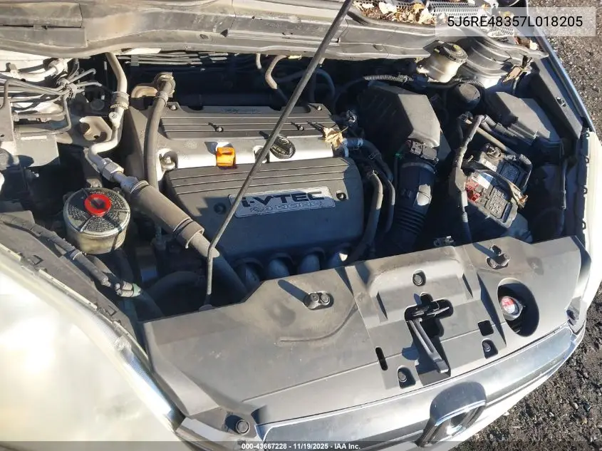5J6RE48357L018205 2007 Honda Cr-V Lx