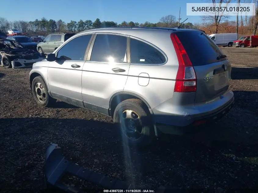 5J6RE48357L018205 2007 Honda Cr-V Lx