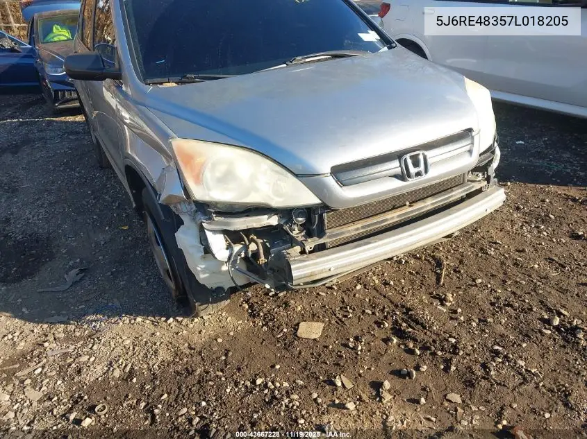 5J6RE48357L018205 2007 Honda Cr-V Lx