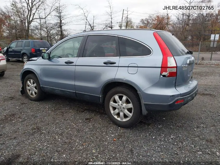 JHLRE48507C102765 2007 Honda Cr-V Ex