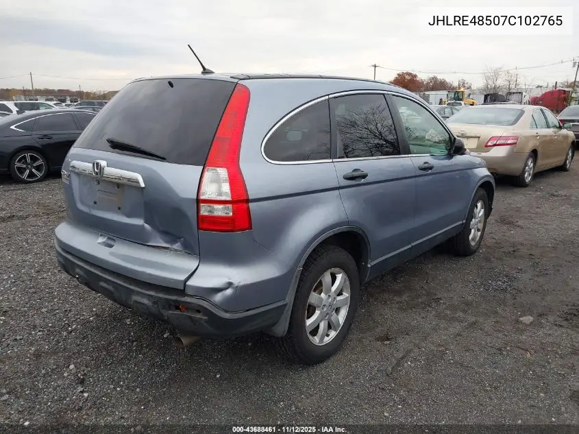 JHLRE48507C102765 2007 Honda Cr-V Ex