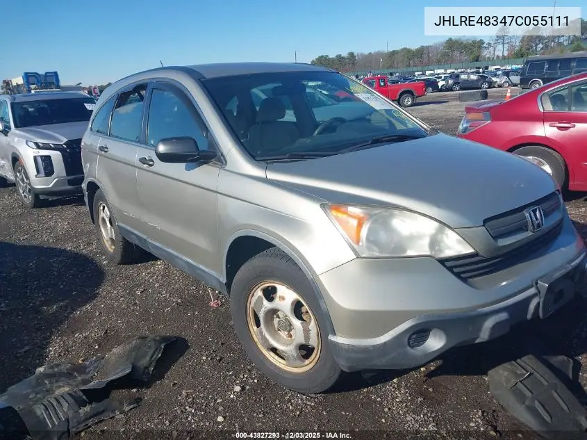 JHLRE48347C055111 2007 Honda Cr-V Lx