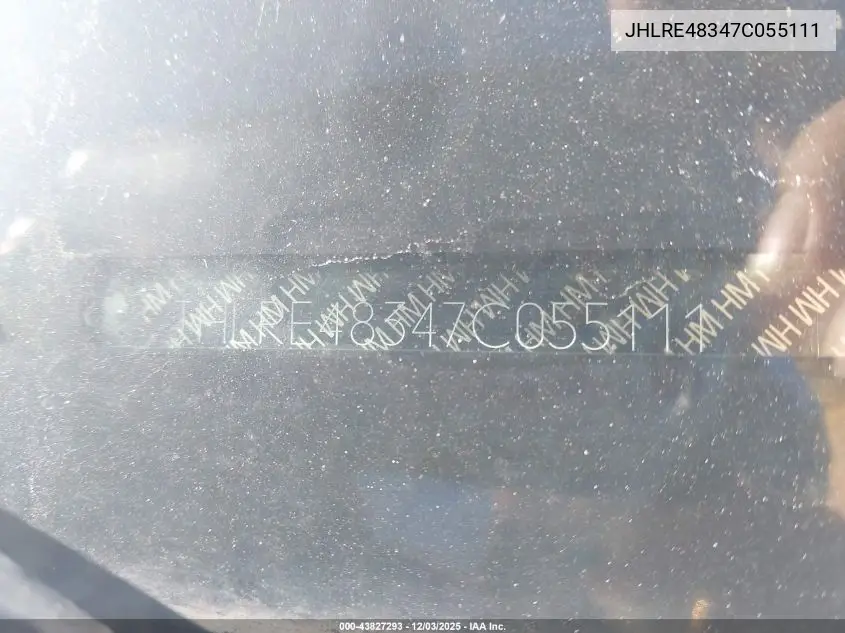 JHLRE48347C055111 2007 Honda Cr-V Lx