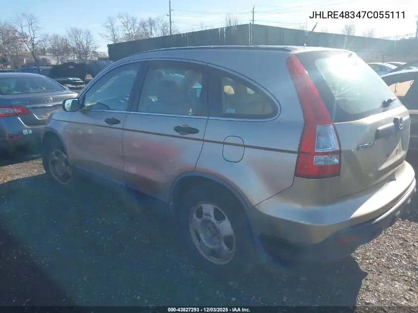 JHLRE48347C055111 2007 Honda Cr-V Lx