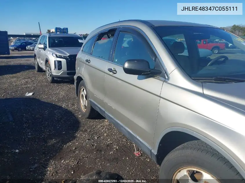 JHLRE48347C055111 2007 Honda Cr-V Lx