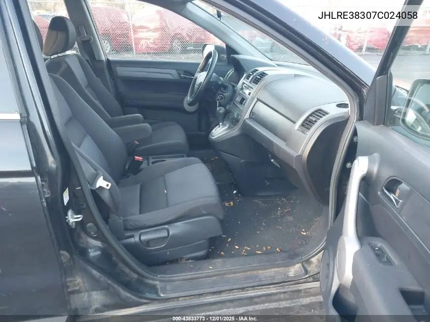JHLRE38307C024058 2007 Honda Cr-V Lx