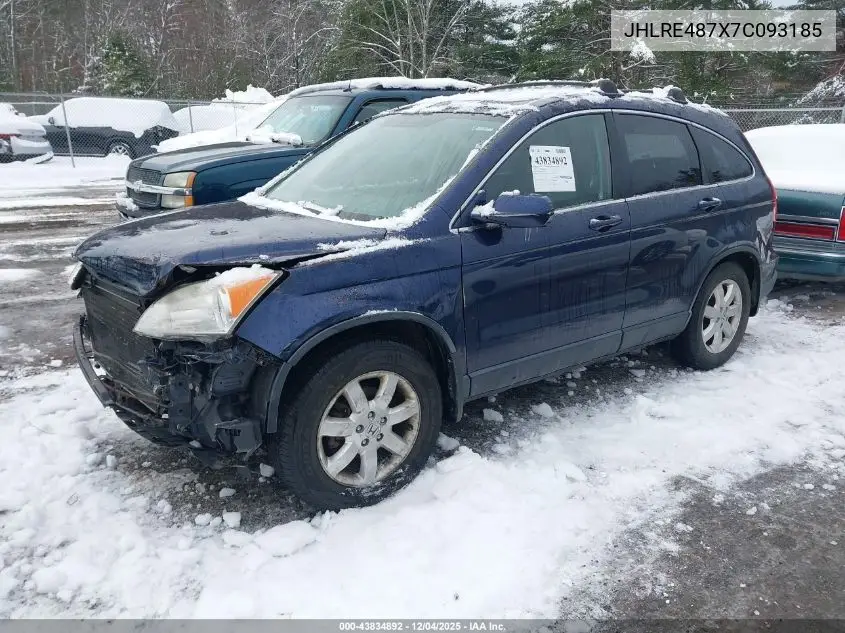 JHLRE487X7C093185 2007 Honda Cr-V Ex-L