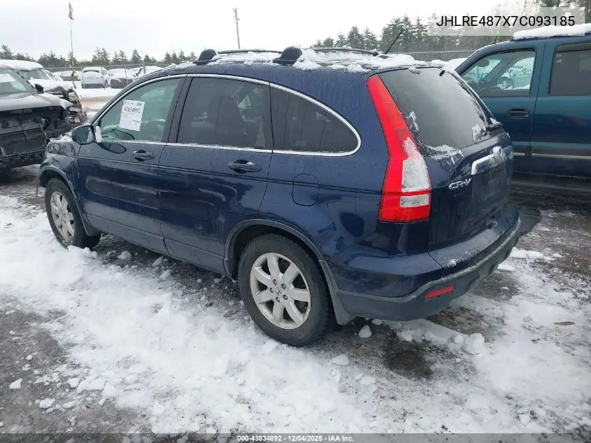 JHLRE487X7C093185 2007 Honda Cr-V Ex-L