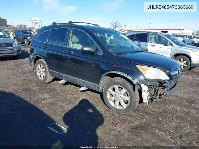 JHLRE48547C065669 2007 Honda Cr-V Ex