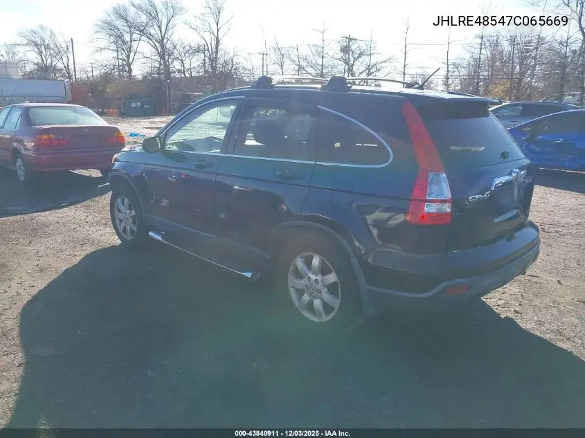 JHLRE48547C065669 2007 Honda Cr-V Ex