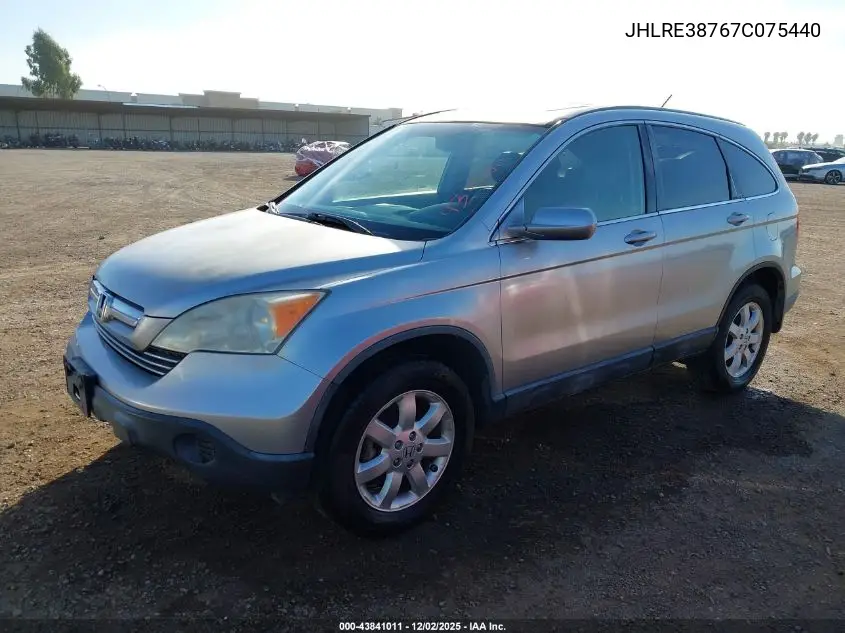JHLRE38767C075440 2007 Honda Cr-V Ex-L